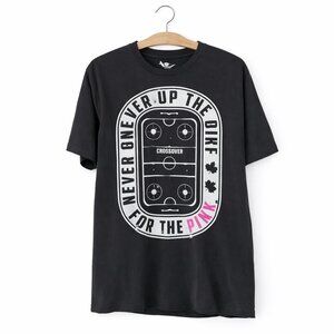 GONGSHOW | “Give Up The Rink” Black Graphic Tee Shirt – Women’s Large
